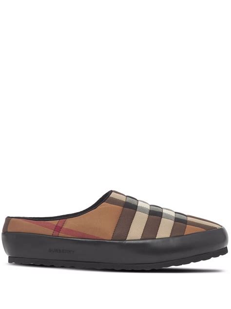 burberry schuhe slipper herren|Burberry equestrian slippers.